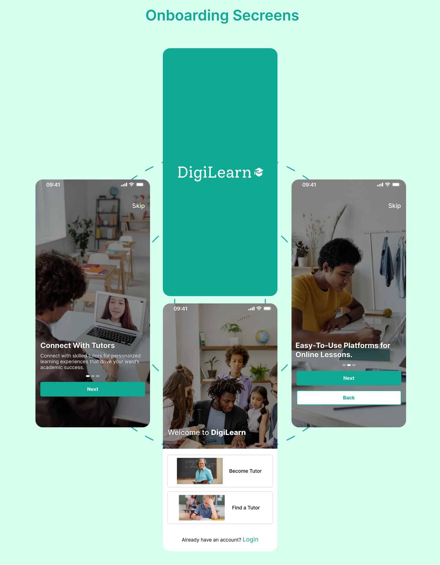 Example of UI/UX Mobile App Design